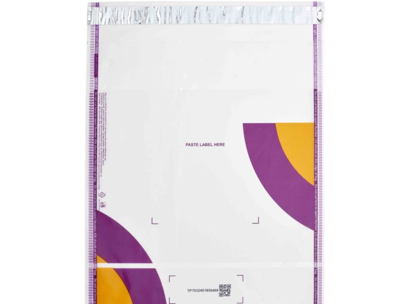 14x18 Meesho Printed Transparent Courier Poly Bag | No POD | 25 Pieces | 2 side barcode