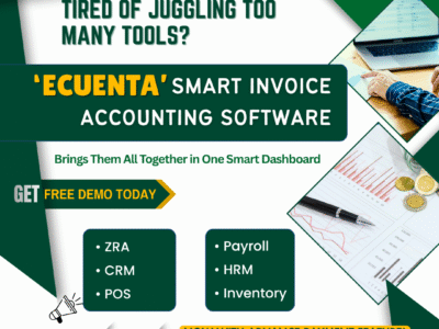 Best ZRA Smart Accounting Software in Lusaka, Zambia - Ecuenta