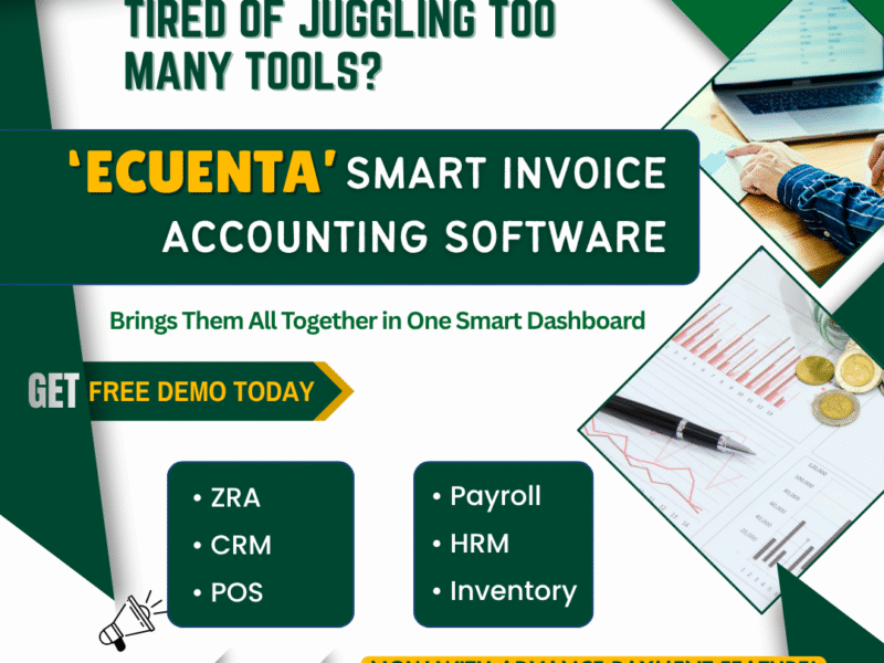 Best ZRA Smart Accounting Software in Lusaka, Zambia - Ecuenta
