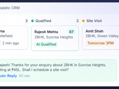 Intelligent Real Estate CRM in India for Expedited Property Transactions