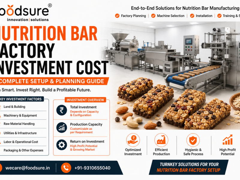 Nutrition Bar Production Line Cost | Complete Factory Setup Solutions