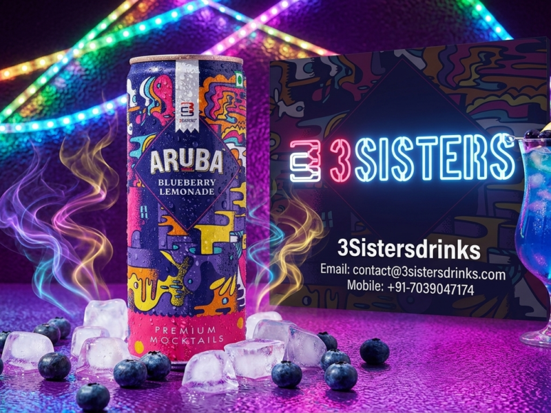 Aruba Blueberry Lemonade – Refreshing Blueberry Lemonade Mocktail