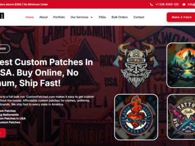Custom Patches Manufacturers in USA @ CustomPatchedUSA